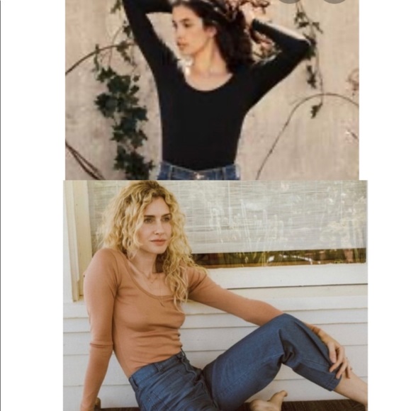 Doen Tops - ISO Doen Romy Tee in Maple or Black size L or XL